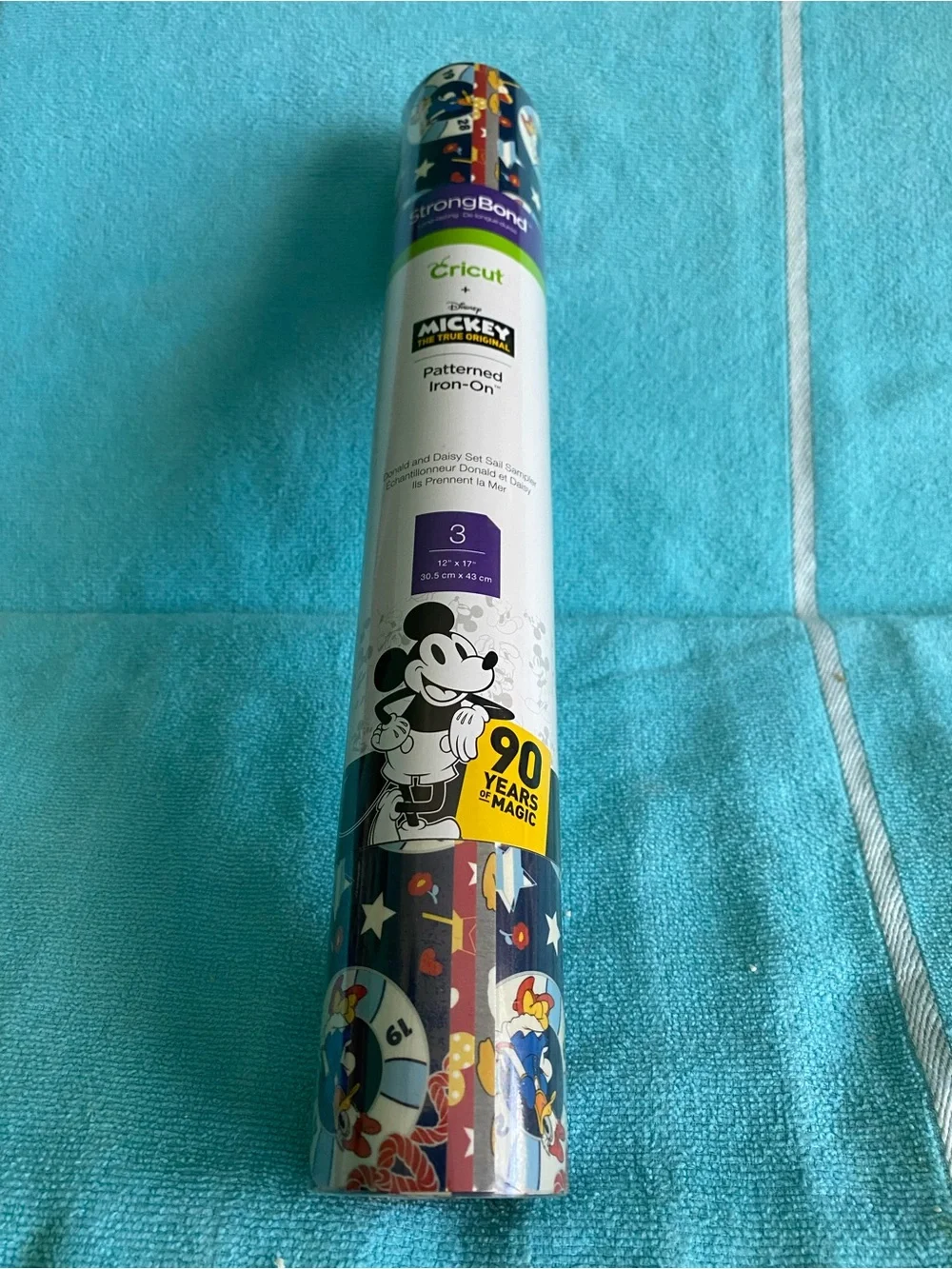 Cricut Disney Donald & Daisy Duck Set Sail Sampler Patterned Iron On New! NWT